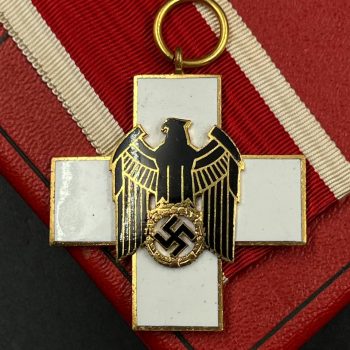 Honorary badge “For Care of the German People”  III class The Third Reich Sample from 1939–1945  Original case 