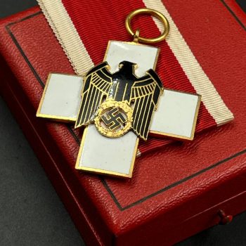 Honorary badge “For Care of the German People”  III class The Third Reich Sample from 1939–1945  Original case 