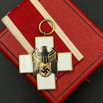 Honorary badge “For Care of the German People”  III class The Third Reich Sample from 1939–1945  Original case 