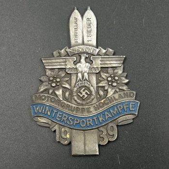 Award plaque N.S.K.K. 
