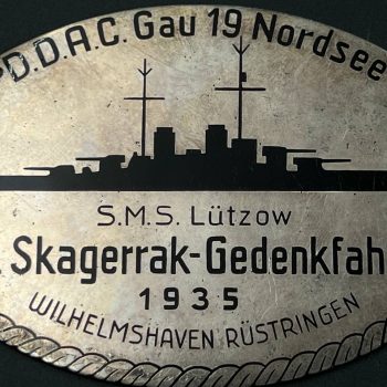 Commemorative plaques D.D.A.C.  Road Rally commemorating the anniversary of the Battle of Jutland 1935  [Steinhauer & Lück, Lüdenscheid]