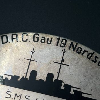 Commemorative plaques D.D.A.C.  Road Rally commemorating the anniversary of the Battle of Jutland 1935  [Steinhauer & Lück, Lüdenscheid]