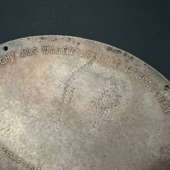 Commemorative plaques D.D.A.C.  Road Rally commemorating the anniversary of the Battle of Jutland 1935  [Steinhauer & Lück, Lüdenscheid]