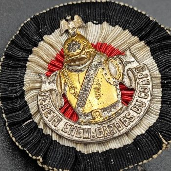 Veteran Badge 25-Year Long Service Award “Union of the Prussian Guards Cuirassiers” 