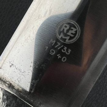 SA Service Dagger (RZM type) [FW. Höller] Stamp - M7/33  