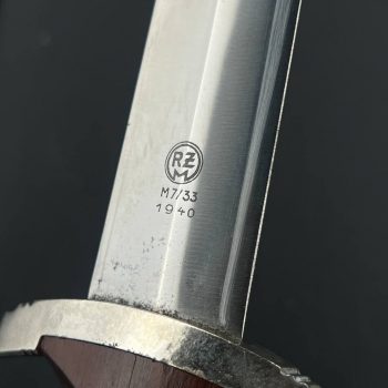 SA Service Dagger (RZM type) [FW. Höller] Stamp - M7/33  