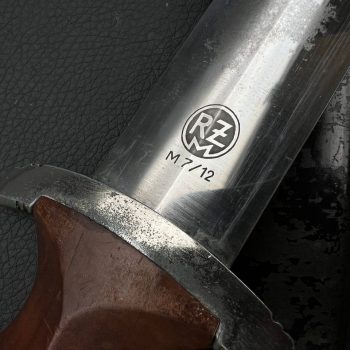 NSKK Dagger (RZM type) [Waffenfabrik Max Weyersberg] Stamp - M7/12  