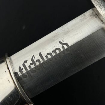 NSKK Dagger (RZM type) [Waffenfabrik Max Weyersberg] Stamp - M7/12  