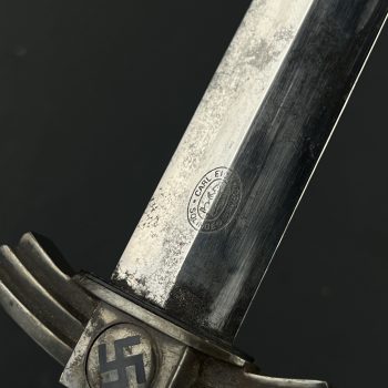 DLV/NSFK Dagger, Model 1937 (nickel-silver fittings) [Carl Eickhorn]   