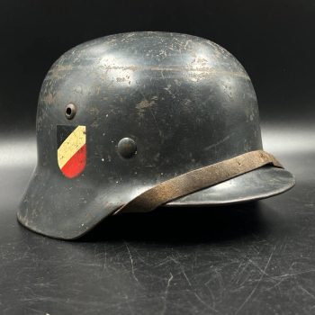Double Decal Helmet [M35] Luftwaffe Earliest type of Luftwaffe eagle