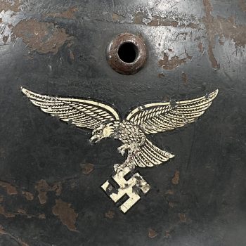 Double Decal Helmet [M35] Luftwaffe Earliest type of Luftwaffe eagle