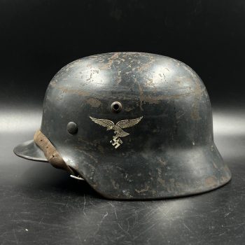 Double Decal Helmet [M35] Luftwaffe Earliest type of Luftwaffe eagle
