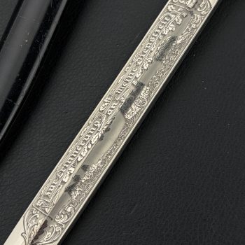 Etched Bayonet [FW. Höller] Manufacturer's stamp  [Double-sided etching] (Hans Prem Amberg)