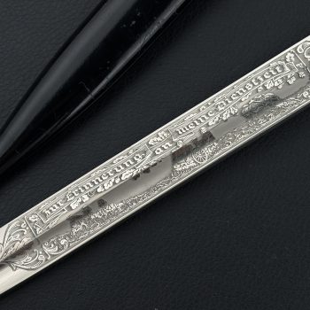 Etched Bayonet [FW. Höller] Manufacturer's stamp  [Double-sided etching] (Hans Prem Amberg)