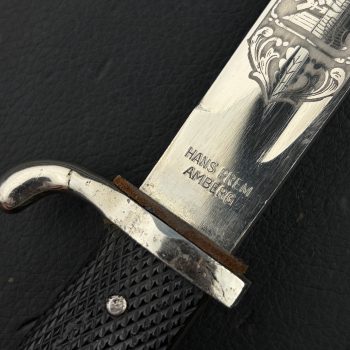 Etched Bayonet [FW. Höller] Manufacturer's stamp  [Double-sided etching] (Hans Prem Amberg)