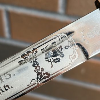 Etched Bayonet [E.P.&S.]   [Double-sided etching] 