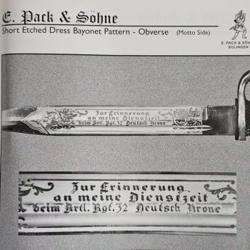 Etched Bayonet [E.P.&S.]    