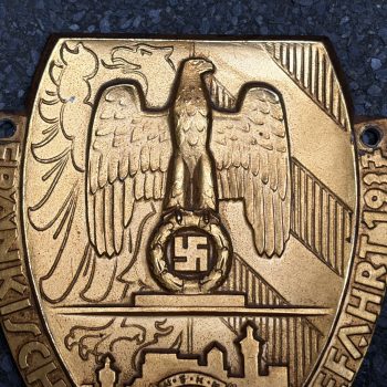 Commemorative plaques N.S.K.K.  “Fränkische Jura-Geländefahrt” Motor Rally. Motor-Brigade Franken 1937  