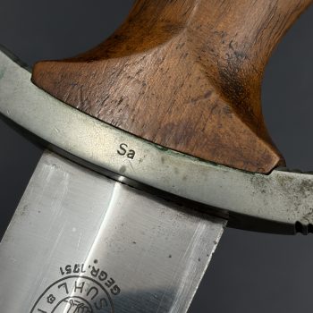 SA Service Dagger (Early type) [J.P.SAUER&SOHN SUHL] Gau stamp “Sa”   